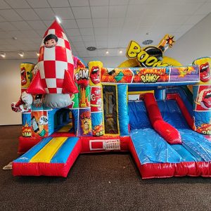 Château gonflable Comics Double Toboggan